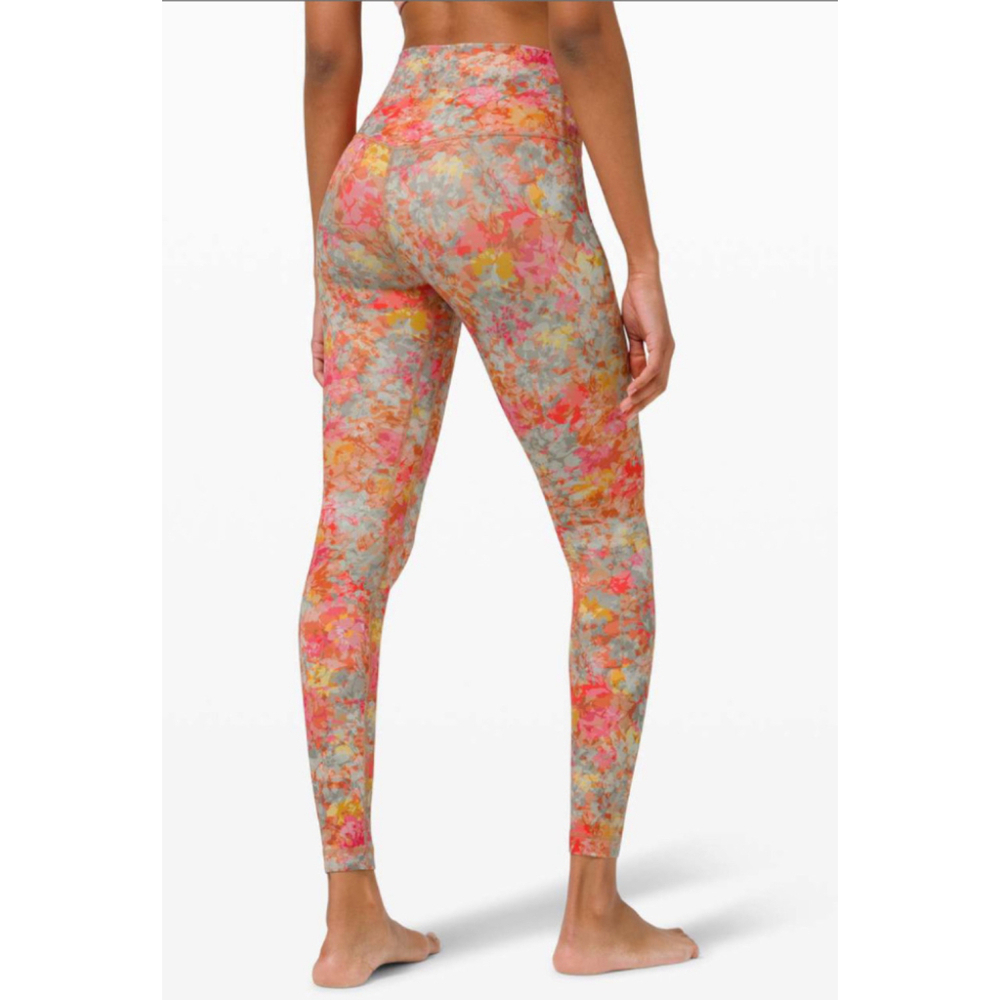 LULULEMON women’s inflorescence multi color align pant 28” - Picture 3 of 11